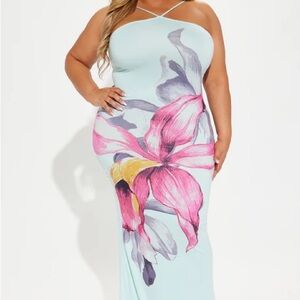 Skyfall Maxi Dress - Blue